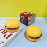 Jouet Squishy DIY Simulation Hamburger, Boîte de Jouets Alimentaires Sandwich, Nouveauté Anti-Stress pour Enfants et Adultes
