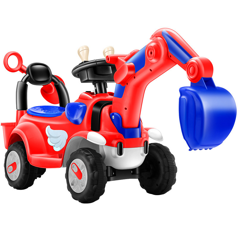 Semi-électrique rouge