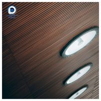 Plafonnier en aluminium ignifuge insonorisant avec garantie de 5 ans, design moderne élégant, compatible avec les bandes LED, robuste et résistant aux intempéries