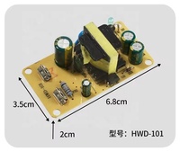 Module d'alimentation à découpage à cadre ouvert 24W, carte PCB isolée simple 24V 0.8A-3A, isolation AC-DC, sortie 12V 2A 3V 5V 6V 9V 15V