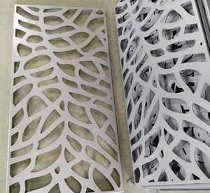 Panneau décoratif en métal perforé découpé au laser sur mesure, en alliage d'aluminium, revêtu de poudre, pour mur extérieur - Product Image 2