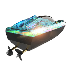 Flytec V555 Barco de Carreras de Control Remoto de Alta Velocidad con Luces LED, Modelo de Juguete Impermeable <span class=keywords><strong>para</strong></span> <span class=keywords><strong>Adultos</strong></span> o Niños, Regalo <span class=keywords><strong>para</strong></span> Piscina - Product Image 4