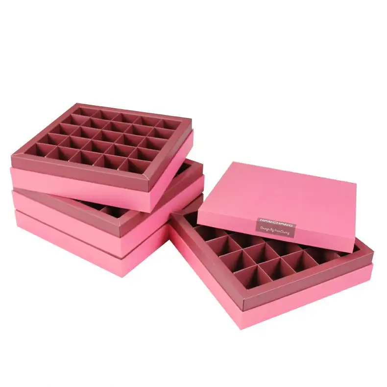 Boîte-cadeau vide en papier de luxe pour fraises, boîte d'emballage pour chocolat et bonbons