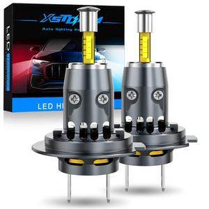 Ampoule de phare LED haute puissance <span class=keywords><strong>70W</strong></span> <span class=keywords><strong>H7</strong></span>/H4 lampe de voiture et de moto à 360 degrés avec Accord de modèle de température de couleur 6000k - Product Image 1