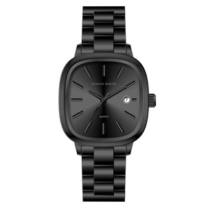 <span class=keywords><strong>Montre</strong></span> HANNAH MARTIN pour homme, luxe, étanche, acier inoxydable, <span class=keywords><strong>mouvement</strong></span> quartz <span class=keywords><strong>japonais</strong></span>, cadran carré - Product Image 3