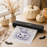 Impresora de Transferencia de Tatuajes Xprinter P84 para Estudio de Tatuajes, Copiadora de Plantillas Térmica Inalámbrica Portátil A4 sin Tinta