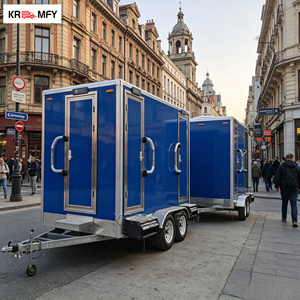 Modular Luxury Mobile Toilet Trailer Fully Equipped Durable Portable Bathroom Trailer <b>Camping</b> Restroom Trailer - Product Image 4