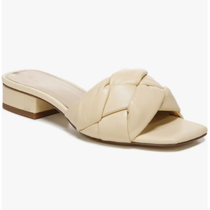 Sandali larghi per donna <span class=keywords><strong>con</strong></span> <span class=keywords><strong>tacco</strong></span> <span class=keywords><strong>basso</strong></span> a punta quadrata in pelle intrecciata <span class=keywords><strong>con</strong></span> Logo personalizzato - Product Image 3