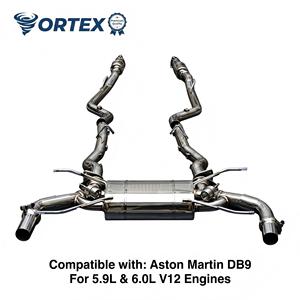 ระบบท่อไอเสียแบบวาล์ว Vortex High Flow SS304 สำหรับ Aston Martin DB9 5.9L 6.0L V12 เสียง Deep Sport พร้อมชุดปรับแต่งแบบไม่ต้องตัดต่อ - Product Image 1