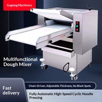 Nouvelle machine à pétrir la pâte et à presser les nouilles entièrement automatique de type 350 en acier inoxydable, pour la préparation de pains vapeur et de raviolis, usage commercial
