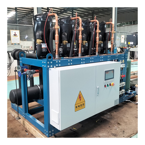 Unidades de paquete de enfriador refrigerado por aire de compresores de cuatro rollos con motor de bomba y componentes del núcleo del motor - Product Image 4