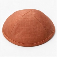 Kippa douce lavande personnalisée, yarmulke juive avec broderie sur mesure et doublure imprimée pour Bar Mitzvah, mariage et événements juifs
