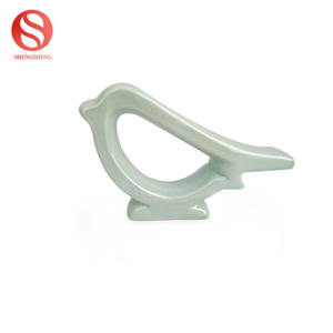 Personalizado de cerámica de adorno naranja Plata Perla brillo plano pájaro estatuilla para la decoración de la <span class=keywords><strong>casa</strong></span> - Product Image 3
