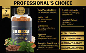 DHT vitaminleri gummies bağışıklık desteği biyotin 10000MCG sakızlı DHT Palmetto gummies gördüm - Product Image 3