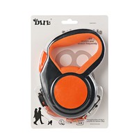 Laisse Rétractable pour Chien, Laisse de Promenade Réfléchissante, Surface de Corde Plus Sûre la Nuit, Frein à Un Bouton, Fournitures pour Animaux de Compagnie en Gros