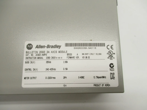 Servoaccionamiento/Servocontrol AB 2093-AMP5, Módulo de Eje Kinetix 2000 - Automatización de Aluminio y Plástico - Product Image 4