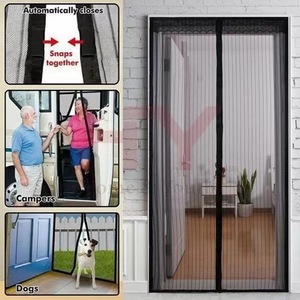 Thiết Kế Hiện Đại Nhà Máy Chống Muỗi Bay Từ Cửa Rèm Tay Giải Phóng Ma Thuật <span class=keywords><strong>Net</strong></span> Polyester Treo Ruồi Muỗi - Product Image 2