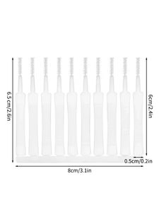 Cepillo de microfibra de nailon para limpieza de orificios pequeños, desincrustante de polvo para cabezales de ducha, teclados y teléfonos móviles, herramientas de limpieza de poros y ranuras. - Product Image 5