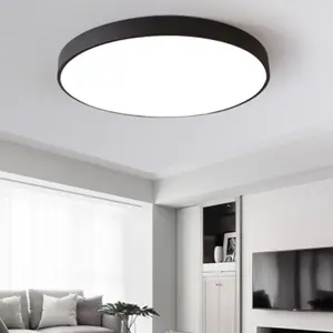 Modern LED tavan ışıkları oturma odası yatak odası mutfak için LED Ultra ince 5CM LED tavan lambası
