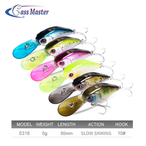 Offre Spéciale Manivelle leurres De Pêche Dur crankbait Leurre coulant appâts de natation avec Crochets VMC - Product Image 4