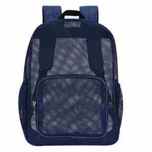Mesh <b>Backpack</b> with <b>Large</b> Capacity Adjustable Straps and Multiple Pockets for Versatile School and Travel Use - Product Image 2