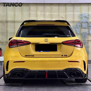 Difusor Trasero de Fibra de Carbono Estilo <span class=keywords><strong>A</strong></span> para <span class=keywords><strong>Mercedes</strong></span> <span class=keywords><strong>Benz</strong></span> Clase <span class=keywords><strong>A</strong></span> W177 <span class=keywords><strong>Hatchback</strong></span> A200 A220 A250 A35 A45 AMG 2018+ - Product Image 5