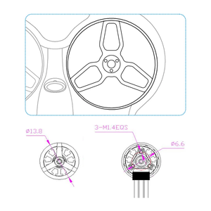 Châssis de remplacement BETAFPV <span class=keywords><strong>Cetus</strong></span> Pro Brushless Whoop pour kit FPV <span class=keywords><strong>Cetus</strong></span> Pro - Product Image 3