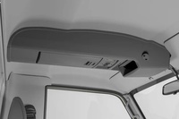 Accessoires automobiles YBJ : Boîte de rangement de toit simple ou double rangée pour Land Cruiser Série 70 LC76 LC79, avec compartiment de console