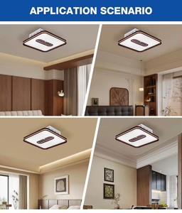 <span class=keywords><strong>2025</strong></span> không cánh quạt trần Nordic đèn wifiroid hoàn hảo cho toàn bộ ngôi nhà khách sạn phòng khách phòng ngủ nghiên cứu toàn bộ gói bao gồm - Product Image 2