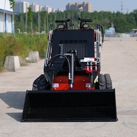 Livraison gratuite Euro 5 EPA Fabricant SAAO EPA 4 EURO 5 Chine Diesel Essence Roue Piste Mini Skid Steer Loader