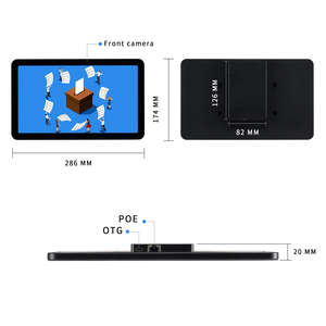 Tablette Android à écran tactile mural <span class=keywords><strong>de</strong></span> 10,1 pouces alimentée par PoE avec lampe LED, idéale pour les réunions et les centres commerciaux - Product Image 2