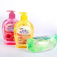 Savon liquide pour les mains écologique de marque OEM, 500 ml, parfum floral, impression sérigraphique, pour enfants et adultes