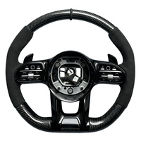 Volant en cuir suédé et fibre de carbone en promotion pour Mercedes Benz C63 AMG W205 W222 Mercedes AMG GT Accessoires auto