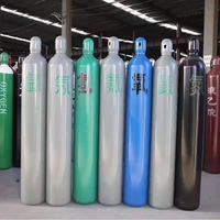 Cilindro de Gas Helio de Acero sin Costuras de 15L, 15MPa de Alta Presión, Estándar ISO para Inflar Globos en Fiestas