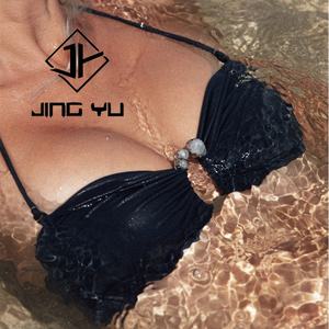 Fabricante de Bikinis, Accesorios Metálicos Hawaianos, Traje de Baño Personalizado, Conjunto de Bikini de Nylon Reciclado - Product Image 1