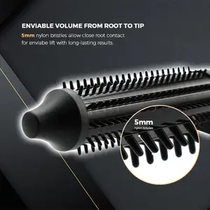 Hair Styler Electric Rise Hot Smoothing Brush Heated Hair Brush PTC Ceramic Heated Hair Curler Volumizer Hot Brush