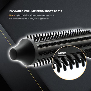 Xách tay điện tóc Styler với PTC gốm nóng Bàn chải tóc nóng làm mịn và Curler <span class=keywords><strong>Volumizer</strong></span> - Product Image 6