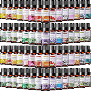 Ensemble d'huiles essentielles d'aromathérapie de 10 ml, lavande, pour diffuseurs, humidificateurs, fabrication de bougies, boules de bain, autres applications d'aromathérapie - Product Image 1
