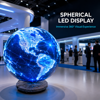 Pantalla LED Esférica Personalizada, Pantalla de Video a Todo Color de 360 Grados para Exposiciones, Museos, Eventos y Publicidad Creativa
