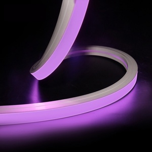 Luz LED de Silicona Flexible de Neón, Color Rosa Único, 12V 24V, Tira de Luz para Exteriores, Impermeable - Product Image 1