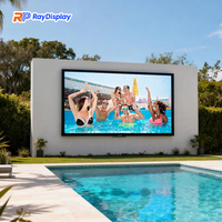 Layar LED Video Wall Kolam Renang Luar Ruangan Full HD P2.5 P3-P10 960x960mm IP65 Tahan Air HDR10 Aluminium Die Cast