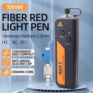 RGT 10mW Visual <span class=keywords><strong>Fault</strong></span> Locator <span class=keywords><strong>Fiber</strong></span> Optic Kabel Tester Rote Lichtquelle <span class=keywords><strong>Fiber</strong></span> Optic Test Fehler Detektor Mit FC zu LC Adapter - Product Image 2