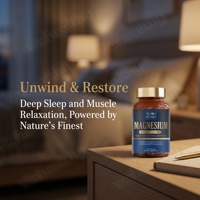 Capsules de magnésium de qualité supérieure OEM/ODM avec 700 mg de complexe de glycinate de magnésium, capsules non-OGM, favorisent le sommeil réparateur et la relaxation, soulagent le stress