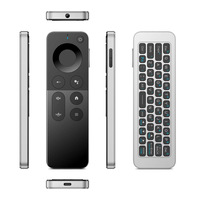 W1S Air Mouse 2.4G Remote Nirkabel, Roda Putar Gyro Voice IR Learning untuk Android TV Box Smart TV Mini PC