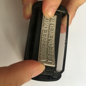 Hình Chữ Nhật Cá Nhân Tùy Chỉnh Con Dấu Cao Su Biểu Tượng Tùy Chỉnh Cá Nhân Văn Phòng Cao Su Tự Mực Dấu - Product Image 5