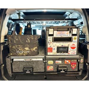 Glissière de cuisine 4x4 pour Discovery 4 VRD4X4, glissière de tiroir de cuisine avec table découpée, tiroir arrière 4WD, cuisine de camping-car tout-terrain avec ailes - Product Image 2