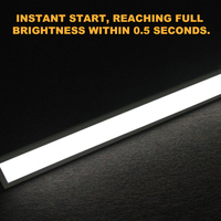 Brandon 40W 50W Aluminium Narrow T-Bar Plafond Installation 3CCT Réglable Led Panneau Troffer Panneau Lumineux pour Bureau