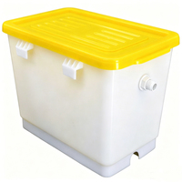 Nouveau système d'abreuvement pour poulets Yimuda, régulé, épaissi, portable, à décompression par pression, avec grand réservoir d'eau en plastique et abreuvoir à tétine