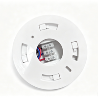 Détecteur de mouvement PIR de plafond SanJin 360°, 110-240V, max 1200W, détection 6m, 3-2000LUX réglable pour lampe de plafond intérieure, contrôle automatique