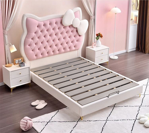<span class=keywords><strong>Letto</strong></span> Matrimoniale di Lusso Queen/King Size con Struttura Imbottita, <span class=keywords><strong>Letto</strong></span> <span class=keywords><strong>Singolo</strong></span> Kitty, <span class=keywords><strong>Letto</strong></span> Hello Kids per Ragazze - Product Image 3